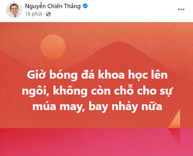 Chiến Thắng nhận định sau khi Ma Rốc thắng