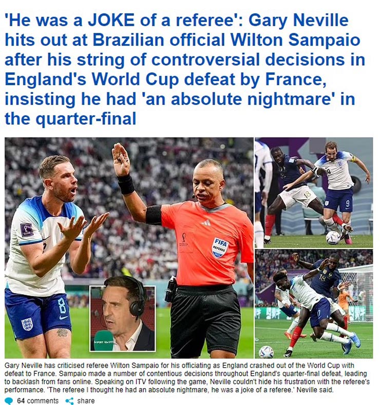 ĐT Anh thua Pháp: Báo chí mong Southgate ở lại, hưởng 2 penalty vẫn chỉ trích trọng tài - 2