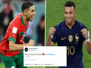 Bóng đá - Pháp đại chiến Morocco: Bạn thân Mbappe gửi &quot;chiến thư&quot; ở bán kết World Cup