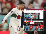 Bóng đá - Bồ Đào Nha thua sốc: Báo chí tiếc cho Ronaldo, ca ngợi &quot;người nhện&quot; Morocco