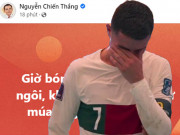 Đời sống Showbiz - Nước mắt Ronaldo rơi, sao Việt nói 1 câu &quot;sốc&quot; khi Bồ Đào Nha bị loại