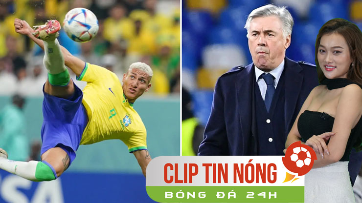 HLV Ancelotti đang lọt vào tầm ngắm của LĐBĐ Brazil