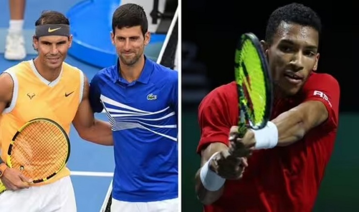 Aliassime sẽ tìm cách ngăn chặn Nadal và Djokovic giành các Grand Slam