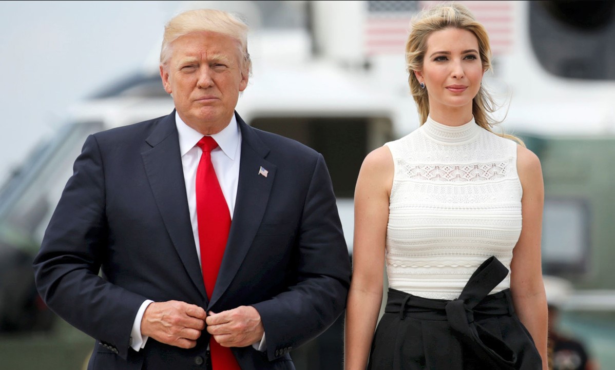 Ivanka Trump được mệnh danh là "đệ nhất ái nữ" của Donald Trump.