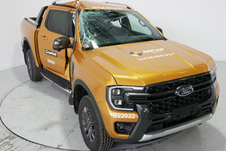 Xe bán tải Ford Ranger đạt chuẩn an toàn 5 sao Euro NCAP