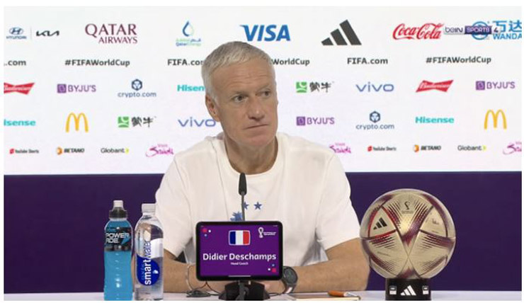 HLV Didier Deschamps (ĐT Pháp) đánh giá cao hàng thủ của ĐT Morocco