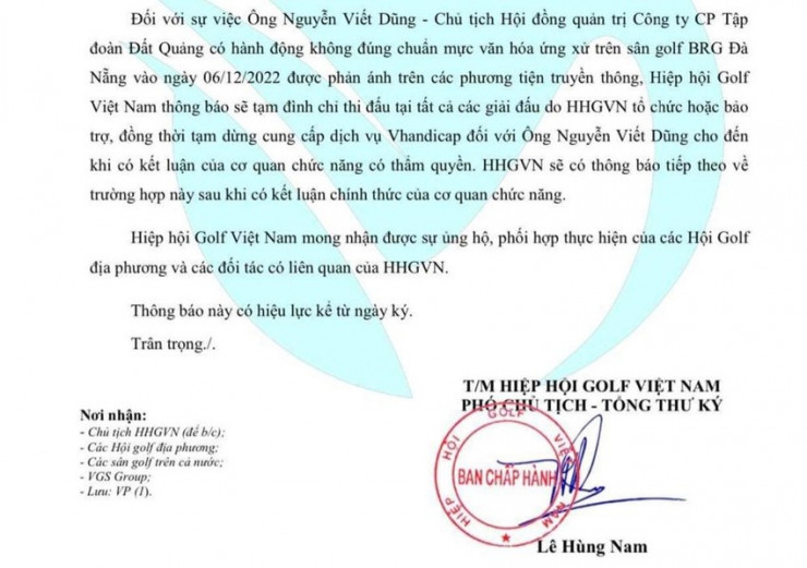 Ủy ban Kiểm tra vào cuộc vụ nữ nhân viên sân golf bị đánh - 2