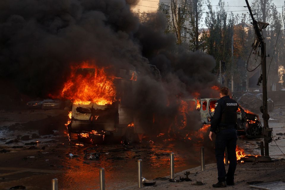Thị trưởng Kiev xác nhận có nhiều vụ nổ ở một quận trung tâm thành phố ngày 14/12. Ảnh minh họa: Reuters