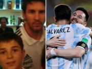 Thế giới - &quot;Cậu nhóc&quot; xin chụp ảnh với Messi, 10 năm sau cùng đá bán kết World Cup, ghi liền 2 bàn