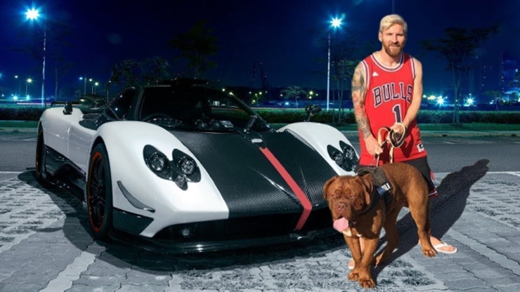 Messi sở hữu chiếc&nbsp;xe Pagani Zonda Tricolore có giá 1,7 triệu USD
