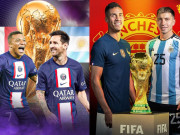 Bóng đá - PSG &quot;thơm lây&quot; nhờ Messi &amp; Mbappe, cặp sao MU đại chiến ở chung kết World Cup