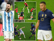 Bóng đá - Mbappe &quot;1 chọi 5&quot; ở bán kết World Cup gây sốt, đỉnh không kém &quot;vua solo&quot; Messi