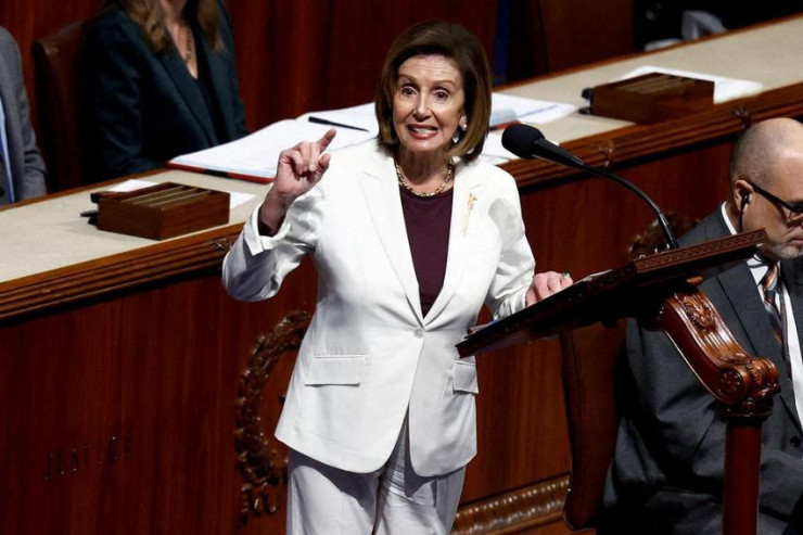 Chủ tịch Hạ viện Mỹ Nancy Pelosi (D-CA) tại Điện Capitol ở thủ đô Washington D.C. (Mỹ) ngày 17-11. Ảnh: REUTERS