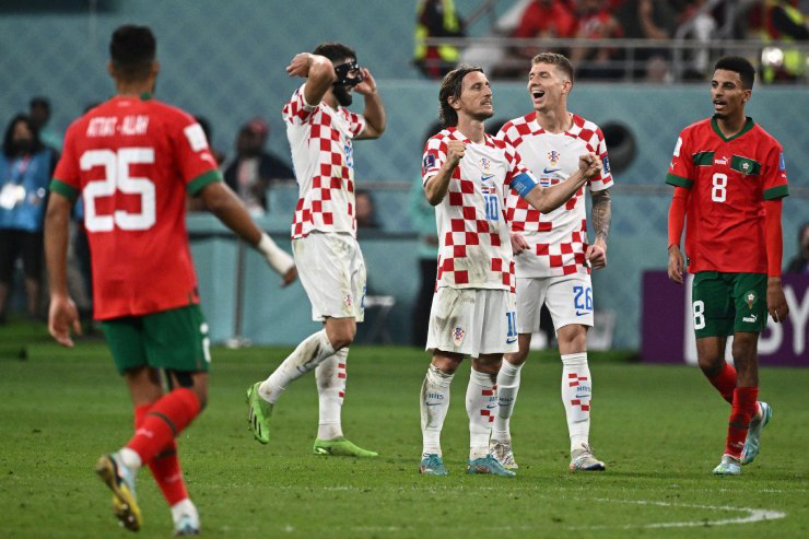 Tối 17/12 (giờ Việt Nam), Croatia đã&nbsp;giành chiến thắng 2-1 trước Morocco ở trận tranh hạng 3 World Cup 2022