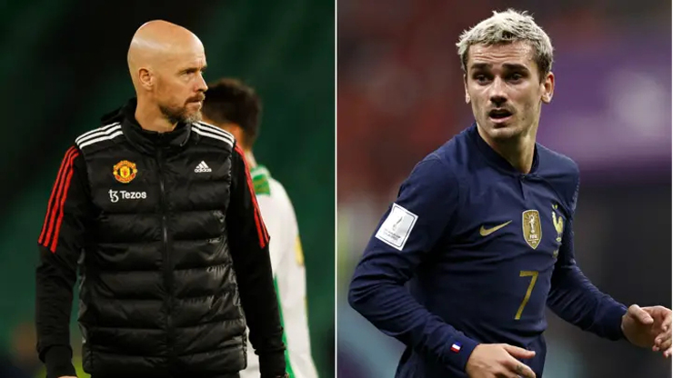 HLV Ten Hag nhắm Griezmann thay Ronaldo