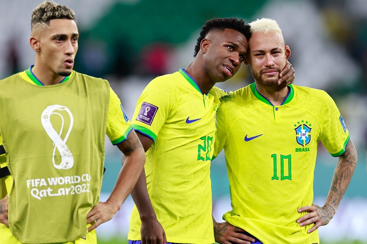 Neymar bật khóc sau khi Brazil dừng bước ở tứ kết World Cup 2022