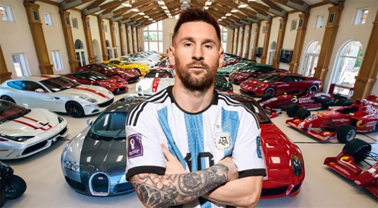 Ngoài tài năng trên sân cỏ, Messi còn nổi tiếng vì sở hữu hàng loạt siêu xe đắt giá
