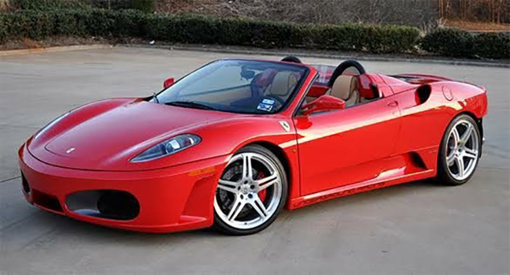 &#34;Siêu cầu thủ&#34; còn sở hữu nhiều siêu xe và xe sang đình đám khác, trong đó có Ferrari F430 Spider
