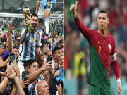 Bóng đá - Messi vô địch World Cup, Ronaldo &quot;thất nghiệp&quot;: Cuộc đua vĩ đại đã kết thúc?