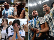 Bóng đá - Trực tiếp triệu fan Argentina ngây ngất ăn mừng vô địch World Cup, khóc ngất vì Messi