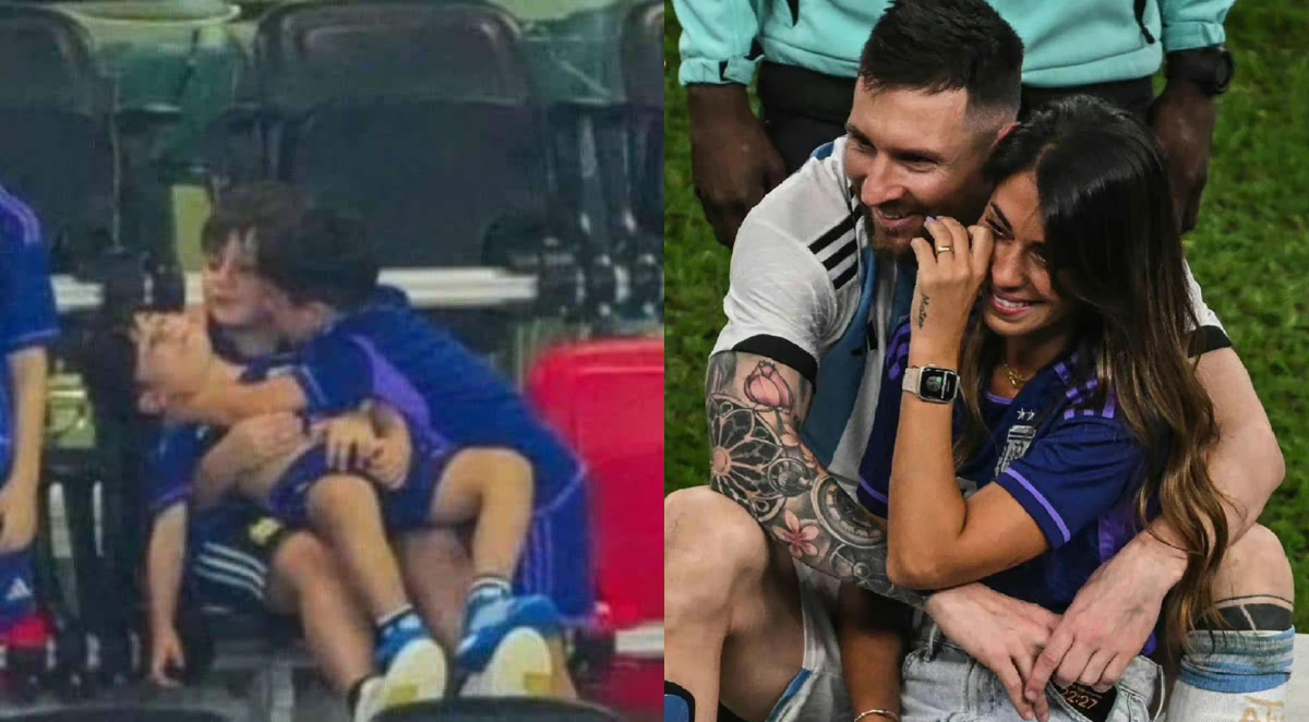Sự thật bức ảnh con trai của Messi ngất xỉu trên khán đài khi bố vô địch World Cup - 1