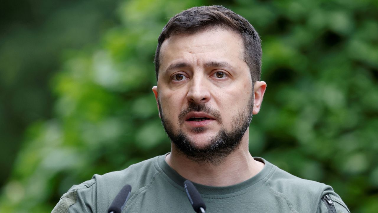 Tổng thống Ukraine Volodymyr Zelensky.