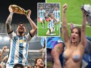 Bóng đá - Lộ mặt mỹ nhân World Cup khoe vòng 1: Fan đòi noi gương chúc mừng Messi