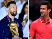 Thể thao - Djokovic không tiếc lời ca ngợi Messi, muốn tennis phổ biến như bóng đá