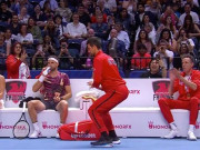 Thể thao - Djokovic bị mắng &quot;hèn nhát” vì bỏ trận đấu với Kyrgios, vẫn nhảy múa ngoài sân