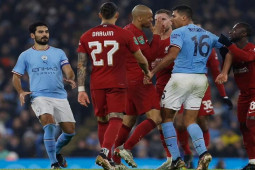 Video bóng đá Man City - Liverpool: Rượt đuổi 5 bàn, đỉnh cao đại chiến (League Cup)