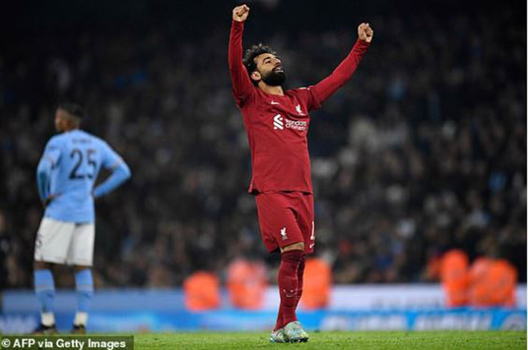 Mohamed Salah san bằng tỷ số 2 đều cho Liverpool