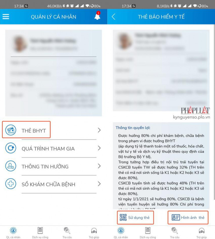 Cách sử dụng căn cước công dân và VssID thay thế thẻ bảo hiểm y tế - 2