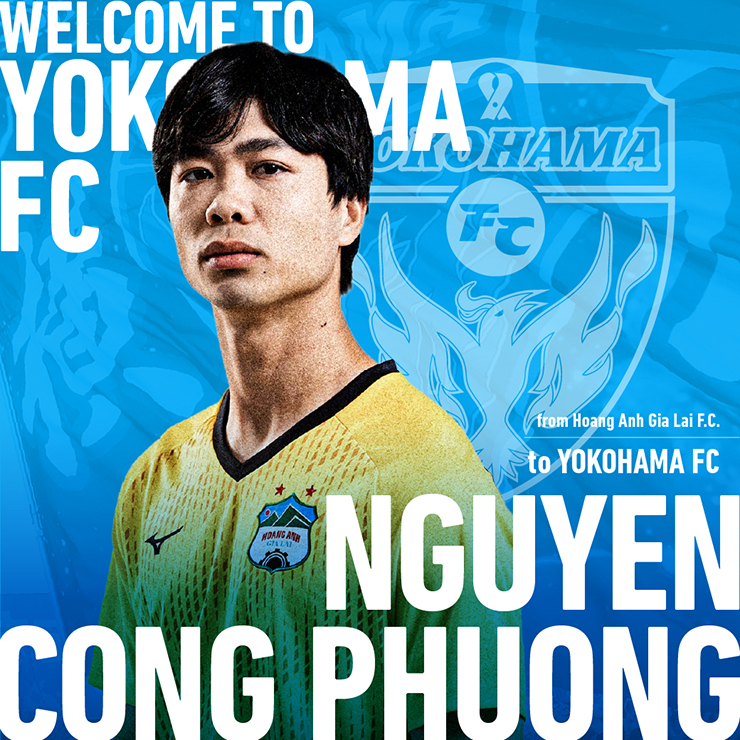 Thông báo của&nbsp;Yokohama FC về bản hợp đồng mới mang tên Công Phượng