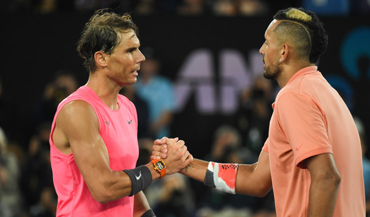 Ngay đầu năm mới, Nadal sẽ chạm trán Kyrgios ở United Cup