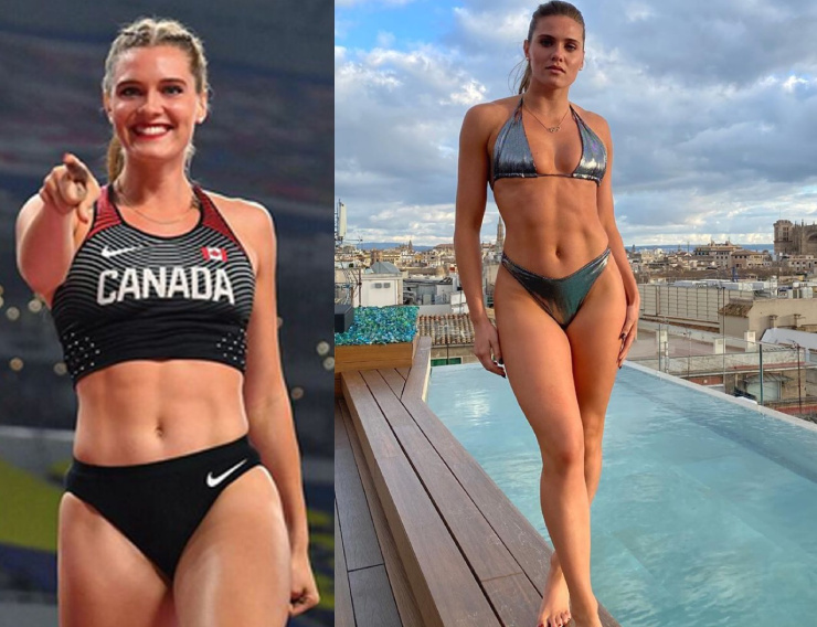 2. Alysha Newman, VĐV điền kinh 27 tuổi tới từ Canada