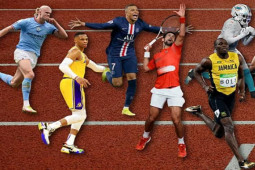 Giật mình dàn sao chạy 100m: Djokovic hơn Haaland, Mbappe ”xé gió” gần bằng Bolt