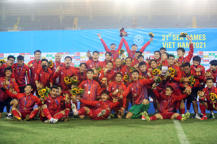 U23 Việt Nam thắng U23 Thái Lan để giành HCV SEA Games 31 trên sân nhà Mỹ Đình