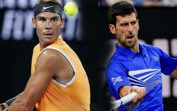 Nadal (bên trái) cảnh báo&nbsp;Djokovic (phải), cho rằng chiến thắng sẽ dành cho người chơi tốt hơn chứ không phải được đánh giá tốt hơn