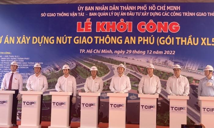 Bấm nút khởi công xây dựng nút giao An Phú, TP Thủ Đức