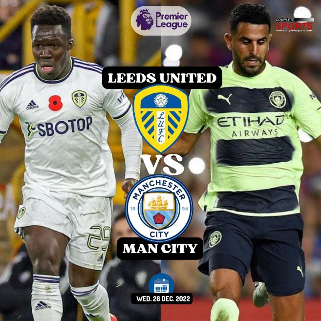 Làm khách của Leeds United ở sân Elland Road, đương kim vô địch Premier League Man City chịu sức ép buộc phải thắng để đòi lại ngôi nhì bảng từ tay Newcastle