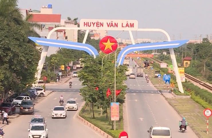 Bộ mặt huyện Văn Lâm ngày càng thay đổi và phát triển.
