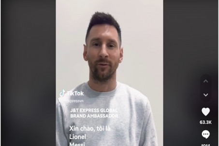 16,5 triệu lượt xem clip 33 giây liên quan tới Messi trên TikTok