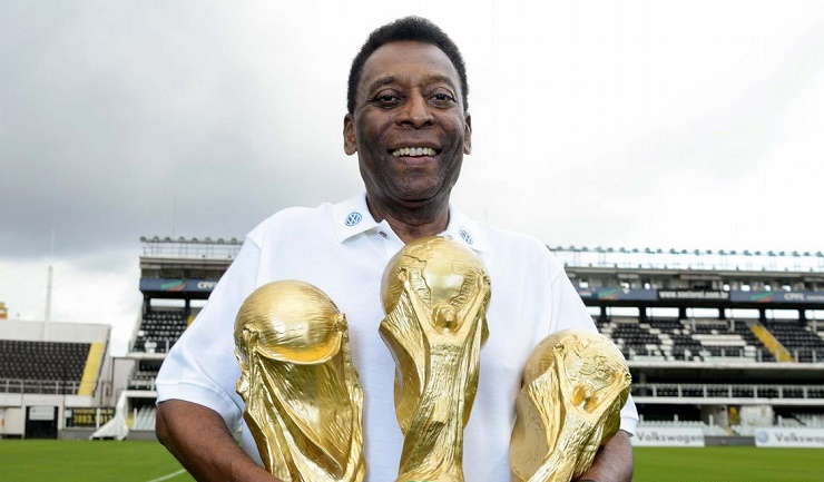 Pele nắm giữ kỷ lục 3 lần vô địch World Cup vô tiền khoáng hậu