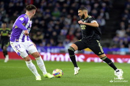 Video bóng đá Valladolid - Real Madrid: Cú đúp Benzema, thẻ đỏ tai hại (La Liga)