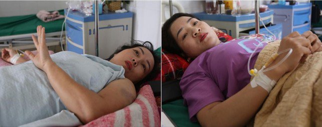 Hai cô giáo Lương Thị Thanh Thủy và Vọng Thị Thương kể lại giây phút bị đất sạt lở vùi lấp