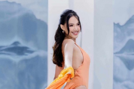 Mỹ nữ gây chú ý vì chân thẳng như thước kẻ, số đo đẹp nhất nhì Miss Earth Vietnam
