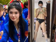 Làm đẹp - Hot girl điền kinh cao 1m75, gây sốt vì quá xinh đẹp được ví như &quot;nữ thần&quot; trên đường chạy