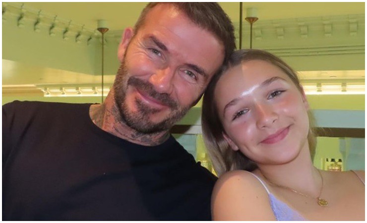 Điều đáng nói, đây không phải là lần đầu tiên Beckham thể hiện tình cảm quá đà với con gái.&nbsp;
