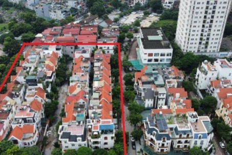 Quỹ đất 20% tại KĐT mới Trung Văn ''hô biến'' thành khu biệt thự, chung cư để bán