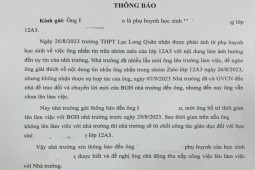 Bố phản ánh về thu chi, con bị nhà trường ”từ chối giáo dục”, ”phải nghỉ học”